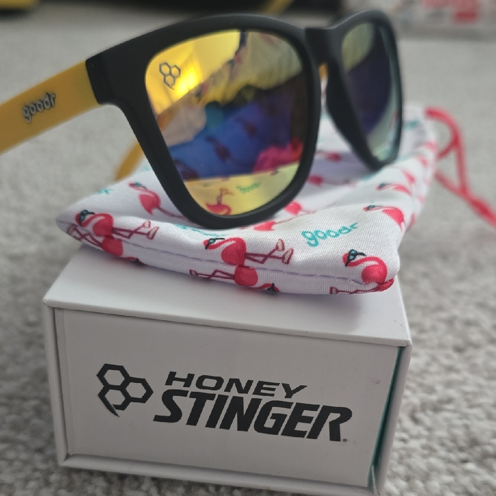 Kids Sunglasses - Black and Yellow